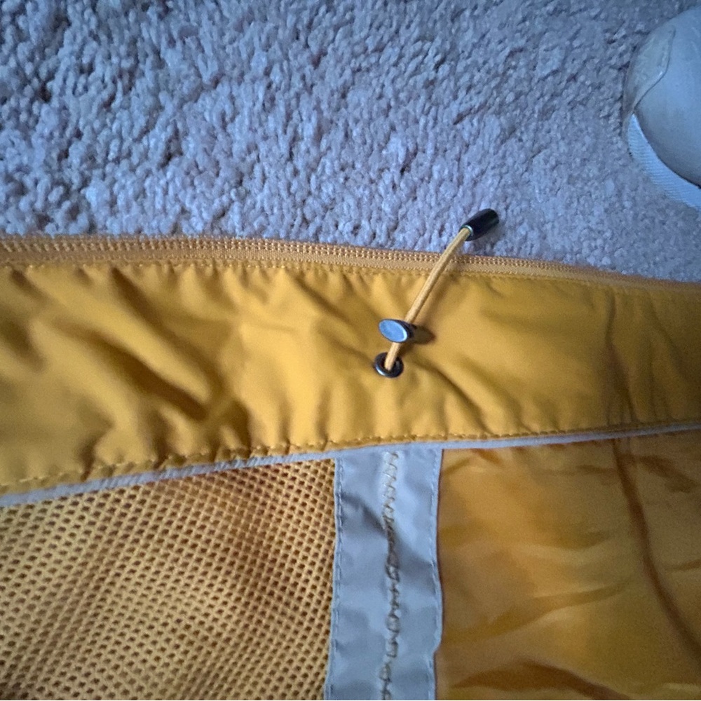 Natural Reflections Mustard Hooded Rain Jacket 1X NWT | Lightweight Utility - Picture 13 of 13